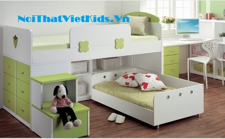 Bộ-sưu-tập-các-thiết-kế-giường-tầng-trẻ-em-kiểu-thấp 